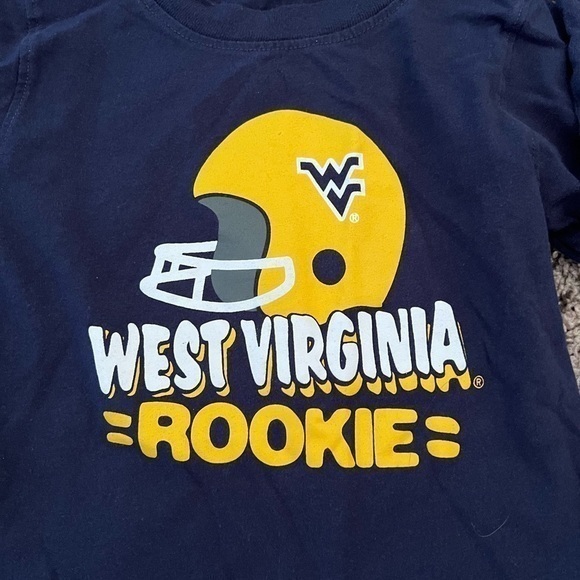 Team Athletic West Virginia Rookie Navy Blue Long sleeve shirt size 4T - Picture 2 of 4